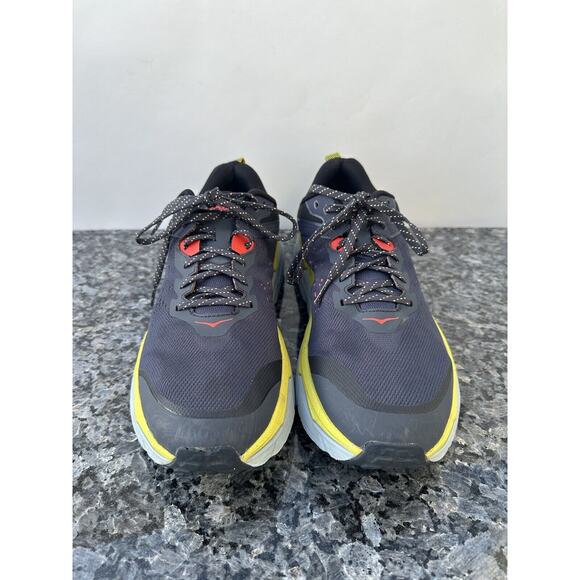 HOKA One One Challenger ATR 6 Running Shoes Blue Yellow Men\'s Size 12.5 D main image 12
